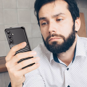 Thunder Suojakuori Samsung Galaxy S25+ Silikoninen panssarisuoja - Musta