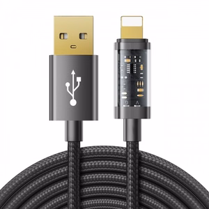 USB kaapeli Joyroom S-UL012A20 musta Lightning 200cm (enintään 20W)