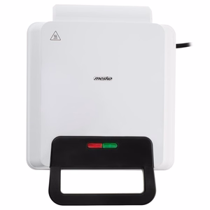 Mesko MS 3091 – belgialaisten vohvelien vohvelirauta 2 vohvelille, 1800 W, valkoinen
