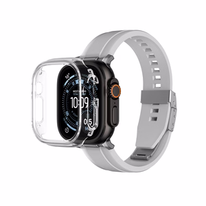 AmazingThing Minimal suojaava kuori Apple Watch Ultra 3 49mm:lle - läpinäkyvä