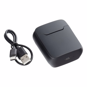 Langaton solmiomikrofoni USB-C latauskotelon kanssa S11 musta