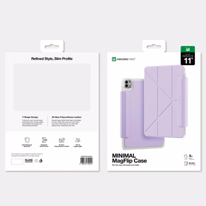 AmazingThing Minimal Mag -suojakuori iPad Pro M5 11" -mallille, violetti