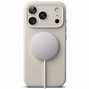 Ringke Silikoninen Magneettinen MagSafe Suojakuori iPhone 17 Pro:lle - Beige