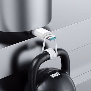 Joyroom Long-Lasting Series A9 USB-C / USB-C PD QC kaapeli 60W 3A 1m - valkoinen