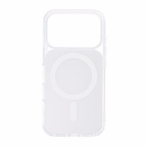 Case for Samsung S26 Clear Fusion Mag Cover compatible with MagSafe white
