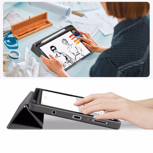 Tech-Protect SC Pen Canvas Suojakuori Samsung Galaxy Tab A9+ / A11+ Plus 11.0 X210 / X215 / X216 / X230 / X235 / X236:lle - Harmaa