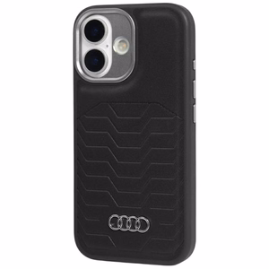 Audi GT keinonahkainen MagSafe-suojakuori iPhone 17 - musta