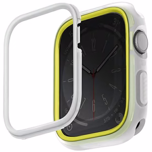 Uniq Moduo suojakuori Apple Watch 45/44mm limetti-valkoinen