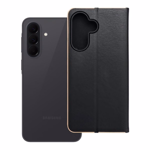 Läppäsuojakuori Samsung Galaxy A37 5G Luna Book Gold - Musta