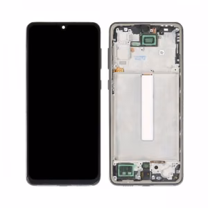LCD-näyttö yhteensopiva Samsung A336 A33 5G kehyksellä / sininen / HQ