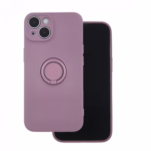 Puhelimen suojakuori sormipidikkeellä iPhone 15 Pro 6,1' vaaleanvioletti