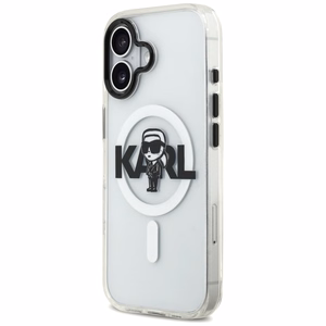 Karl Lagerfeld IML Karl Sketch Logo MagSafe Suojakuori iPhone 17:lle - Läpinäkyvä