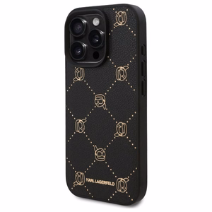 Karl Lagerfeld Suojakuori iPhone 16 Pro Max 6.9 KLHMP16XPGKHPHK Musta Kova Karl Head MagSafe