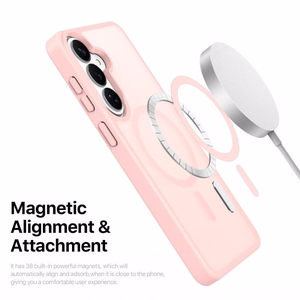 Dux Ducis Yind MagSafe Suojakuori Samsung S26 - vaaleanpunainen