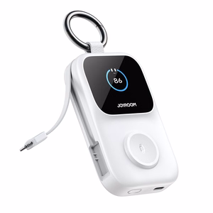 Joyroom JR-W19 5000 mAh varavirtalähde 5 W langattomalla kellon latauksella - valkoinen