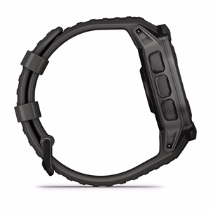 Garmin Instinct 2X Solar digitaalinen GPS-älykello, 2,79 cm (1,1"), MIP, 50 mm, 176 × 176 pikseliä, kosketusnäyttö, grafiitti, satelliitti-GPS