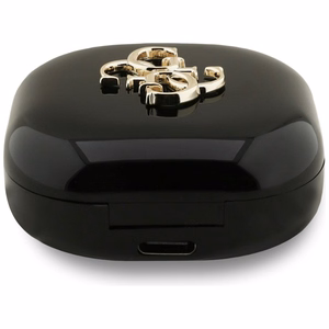 Guess 4G Metal Logo TWS Langattomat Kuulokkeet - musta