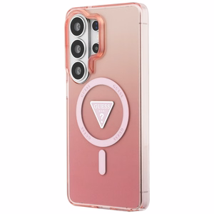Guess IML Gradient Triangle MagSafe Case for Samsung Galaxy S26 Ultra - Pink