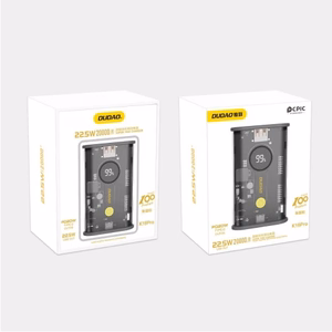 Dudao powerbank 20000mAh 1xUSB-A / 1xUSB-C 22.5W PD musta (K16Pro)