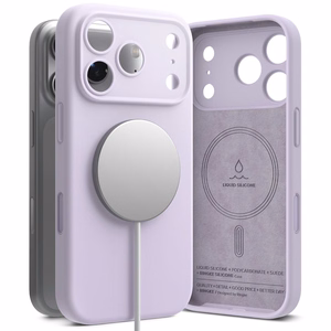 Ringke Silikoninen Magneettinen MagSafe Suojakuori iPhone 17 Pro:lle - Musta