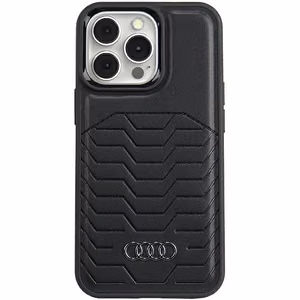 Audi Tekonahkainen Suojakuori MagSafella iPhone 13 Pro / 13:lle - musta