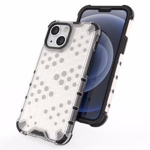 Honeycomb Asia panssari kansi TPU puskuri iPhone 13 mini sininen