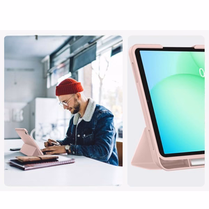TechProtect SmartCase Pen case for Samsung Galaxy Tab A9 / A11 8.7 X110 / X115 / X133 / X135 - pink