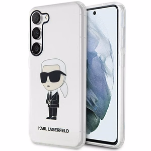 Karl Lagerfeld KLHCS23MHNIKTCT S23+ S916 läpinäkyvä kovakuori Ikonik Karl Lagerfeld