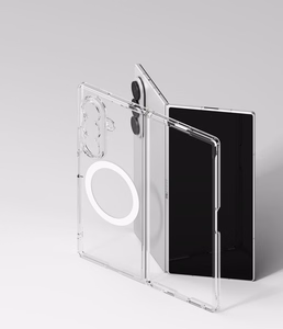 Ringke Fusion Magnetic MagSafe -suojakuori Samsung Galaxy Z Fold 8 Ultralle, läpinäkyvä