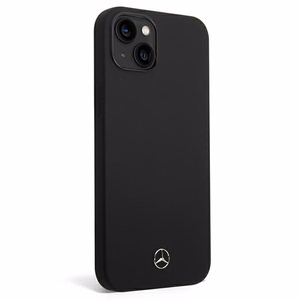Mercedes Silicone Line Suojakuori iPhone 14 Pluslle - musta