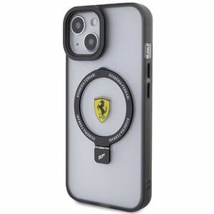 Ferrari Ring Stand 2023 Collection MagSafe suojakuori iPhone 15 Plus / 14 Pluslle - läpinäkyvä