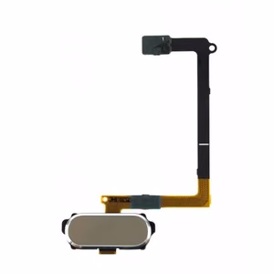 Painike yhteensopiva Samsung G925 S6 Edge flexillä kultainen alkuperäinen