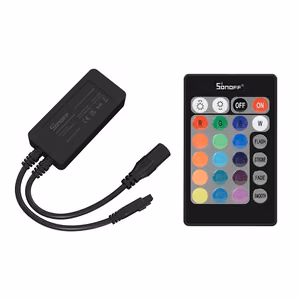 SONOFF L2-C älykäs RGB-LED-nauhaohjain 24-painikkeisella IR-kaukosäätimellä
