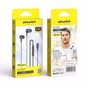 Kuulokkeet Awei PC-25T USB-C musta