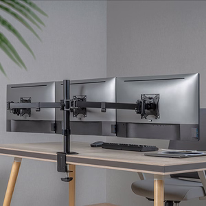 Triple-Monitor 17"-27" Desk Mount