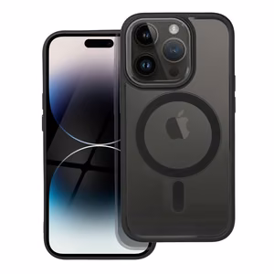 Suojakuori iPhone 14 PRO:lle Color Edge Mag Cover yhteensopiva MagSafe musta