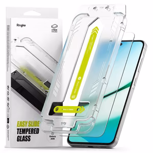 Ringke Easy Slide 2-pakkaus karkaistu lasi Samsung Galaxy A56 5G:lle - läpinäkyvä