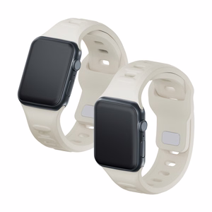 3mk-silikoniranneke Apple Watchille, 38/40/41/42 mm, Nude, pieni koko