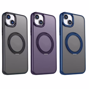 Mag Ring Rotating suojakuori iPhone 12 / 12 Pro 6,1'' violetti