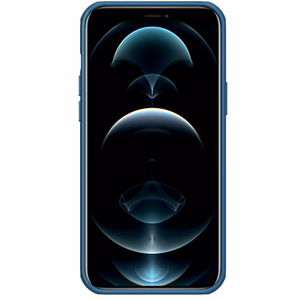 Nillkin Super Frosted Shield Pro case for iPhone 13 Pro Max, durable, blue