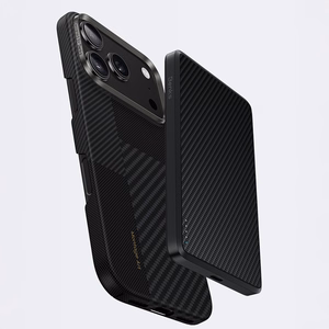 Benks Montage Magneettinen Armor Air Kevlar Suojakuori Metal Frame 600D+1500D (MB70) iPhone 17 Pro Max:lle musta