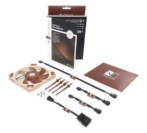 Noctua NF-A12x15 FLX Tietokonekotelon tuuletin 12 cm beige, ruskea