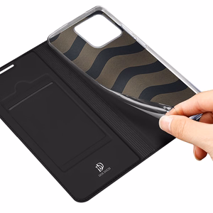 Dux Ducis Skin Pro Holsterin suojus läpällä Realme Narzo 50A musta