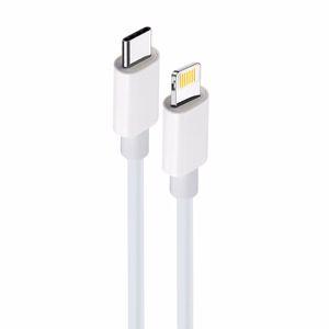 Maxlife MXUC-05 cable USB-C - Lightning 2,0 m 20W white