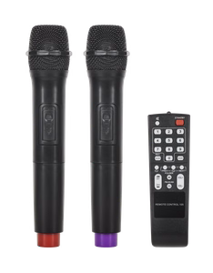 Aktiivikaiutin, 2 langatonta mikrofonia, SD, Bluetooth, USB, 12 tuumaa, 40 W