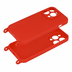 Hihnasuojakuori silikoninen Iphone 14 Pro:lle - design 2 musta
