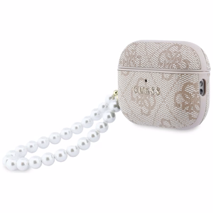 Guess 4G Pearl Strap suojakuori AirPods Pro 3 vaaleanpunainen