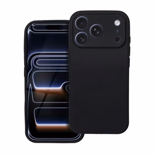 Pehmeä suojakuori IPHONE 17 Pro - musta