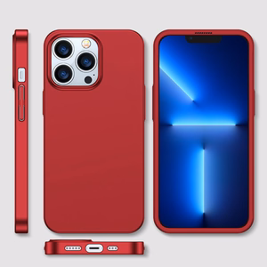 Joyroom 360 Full Case etu- ja takakuori iPhone 13 Pro Max + karkaistua lasia näytönsuoja punainen (JR-BP928 punainen)