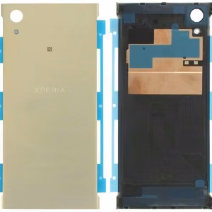 Takakansi Sony G3121/G3112 Xperia XA1 lime kultainen korkealaatuinen